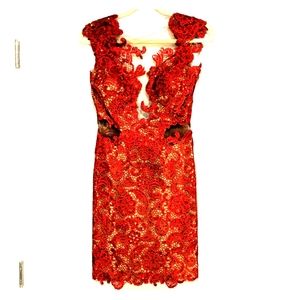 Mac Duggal Illusion Party Dress / Cocktail Dress